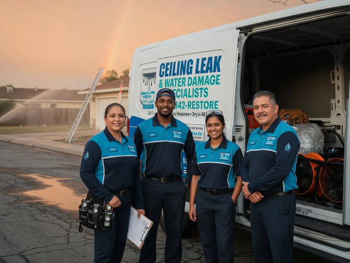 Ceiling Leak Cleanup company in Warriors Mark, PA